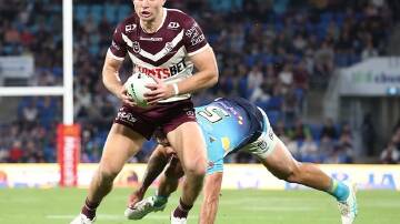 Manly No.1 Tom Trbojevic has no intention of sitting out Origin, despite his recent run of injuries. (Jason O'BRIEN/AAP PHOTOS)